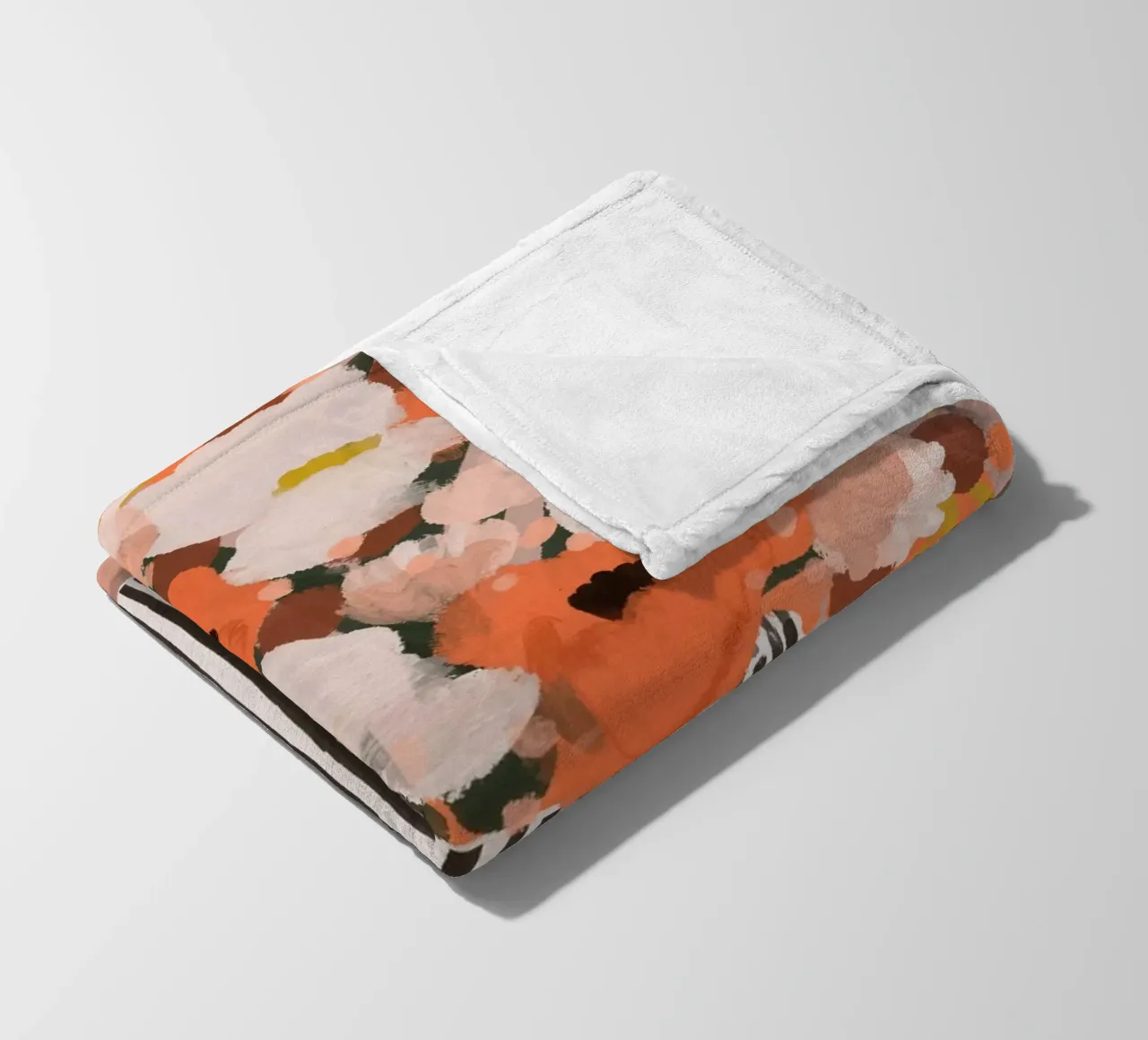 Pastel Flower Impression No 10 coperta in pile da treechild
