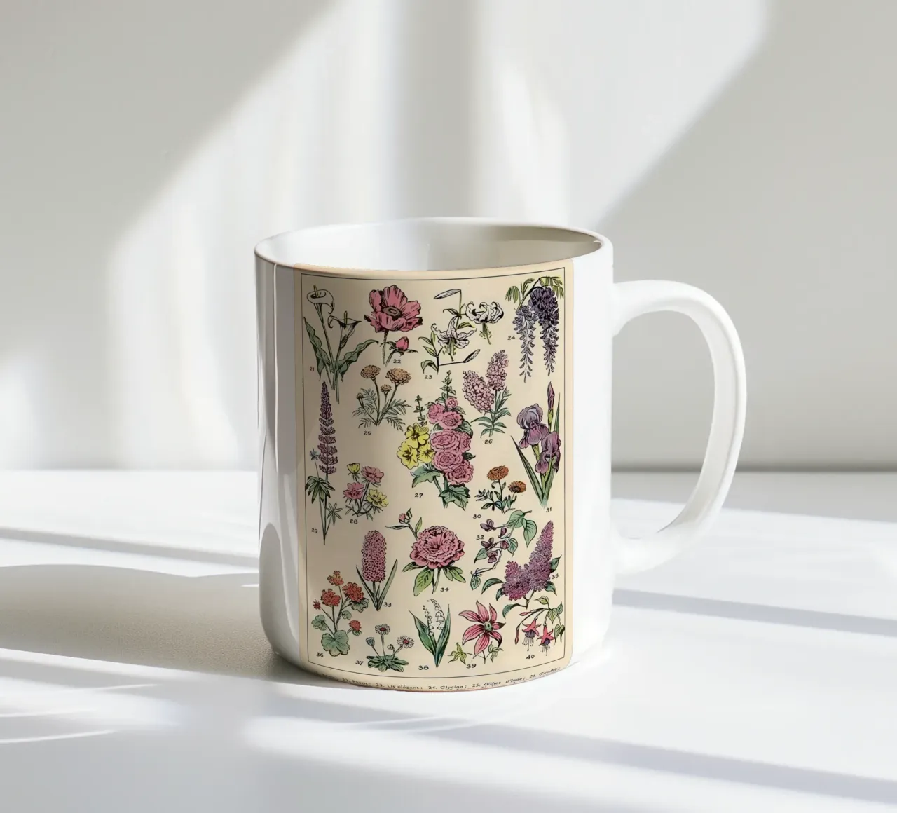 fiori giardino botanico tazza in ceramica da Craig Harris