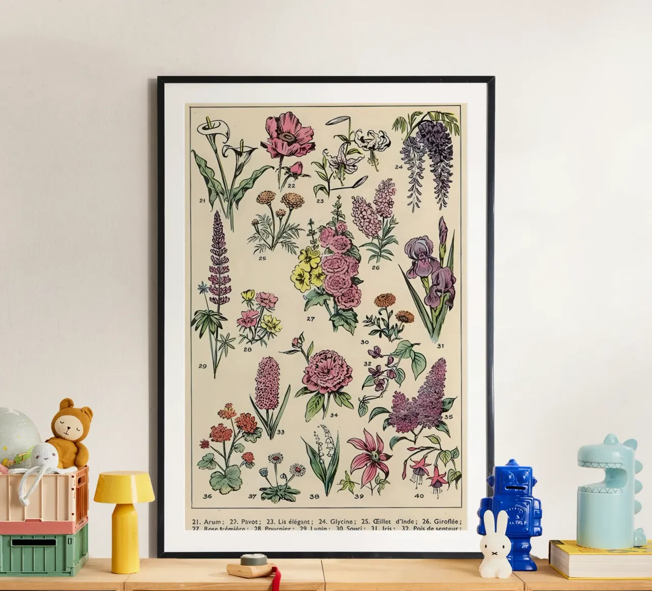 fiori giardino botanico poster da Craig Harris