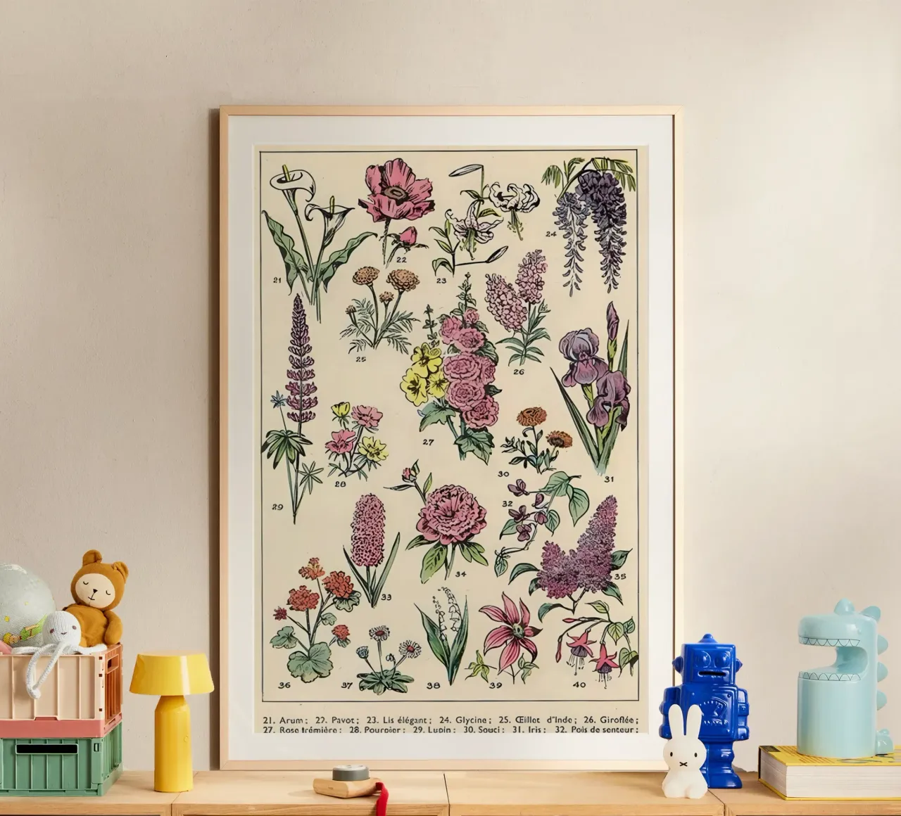 fiori giardino botanico poster da Craig Harris