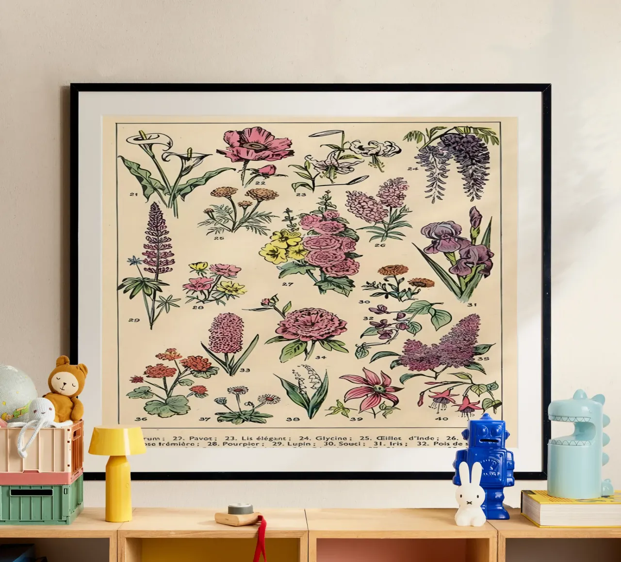 fiori giardino botanico poster da Craig Harris