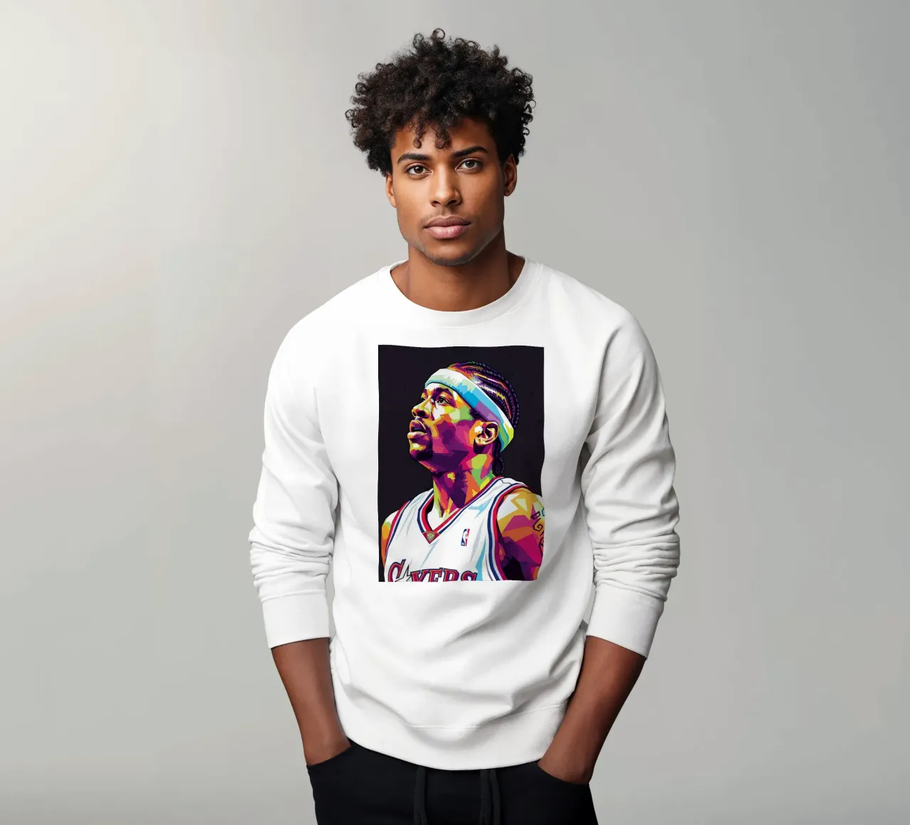 Allen Iverson - WPAP art #4 felpa da Hantamrata