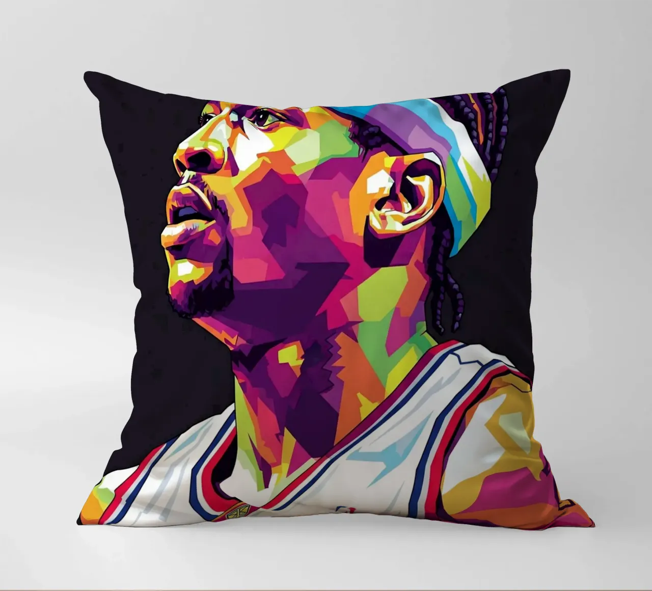 Allen Iverson - WPAP art #4 cuscino da Hantamrata
