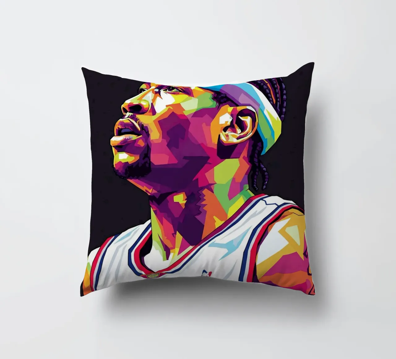 Allen Iverson - WPAP art #4 cuscino da Hantamrata
