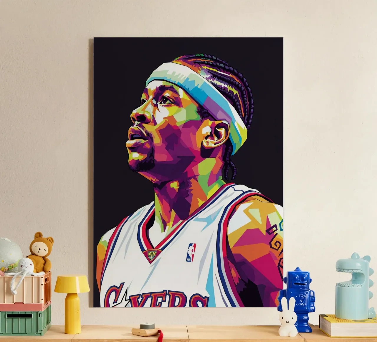Allen Iverson - WPAP art #4 plexiglass da Hantamrata