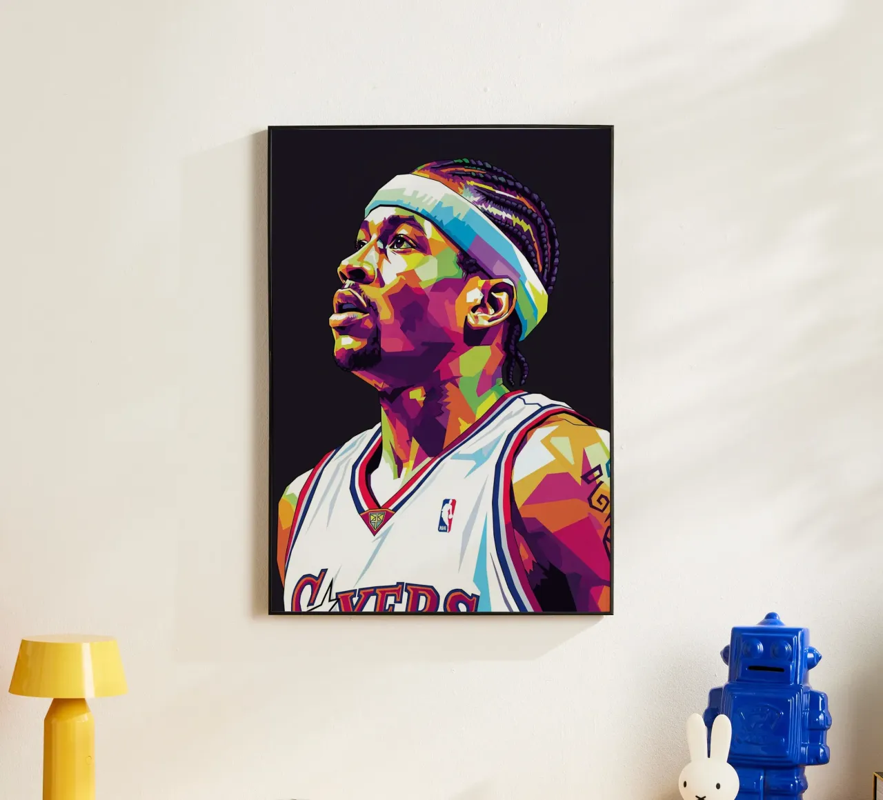 Allen Iverson - WPAP art #4 alluminio dibond da Hantamrata