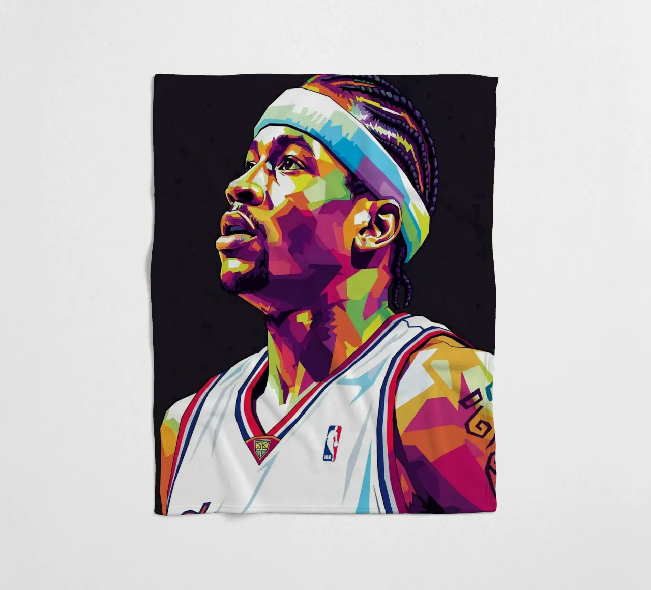 Allen Iverson - WPAP art #4 coperta in pile da Hantamrata