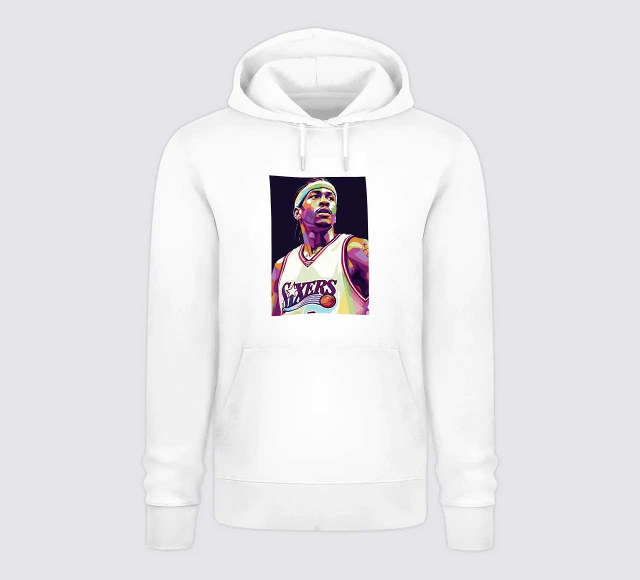 Allen Iverson - WPAP art #5 felpa con cappuccio da Hantamrata