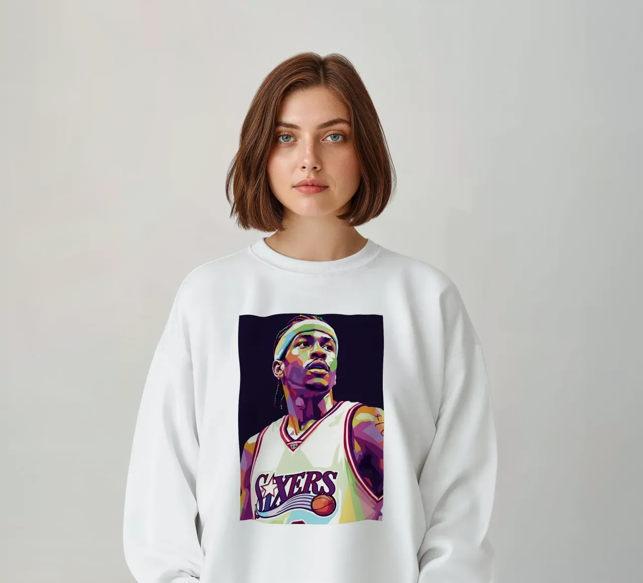 Allen Iverson - WPAP art #5 felpa da Hantamrata
