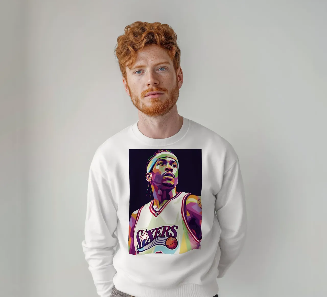 Allen Iverson - WPAP art #5 felpa da Hantamrata