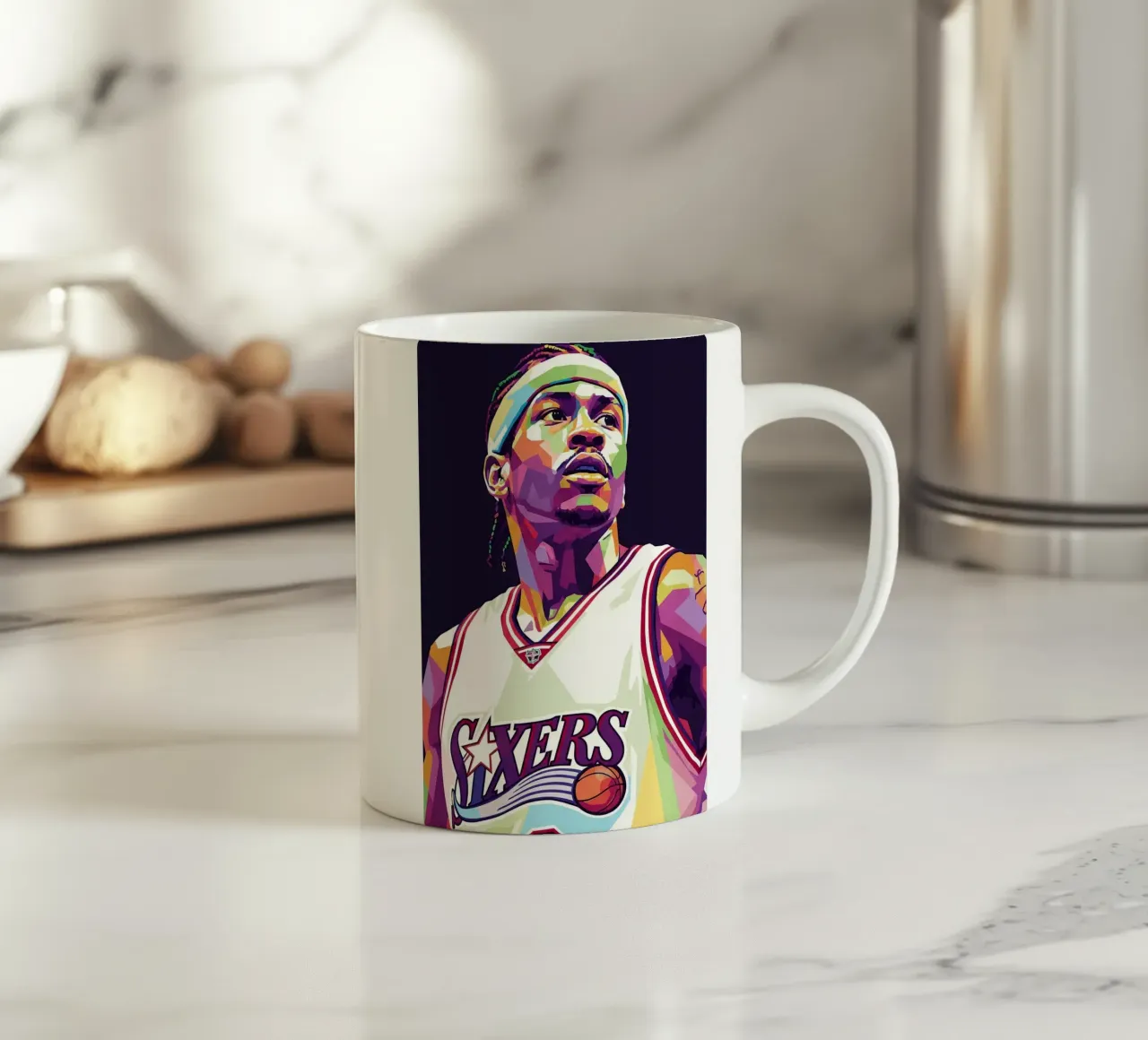 Allen Iverson - WPAP art #5 tazza in ceramica da Hantamrata