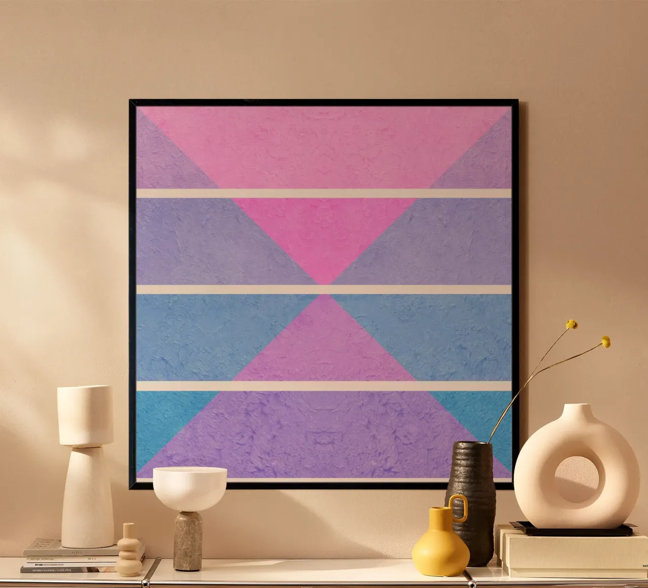 Meeting Point poster con telaio in plastica da lovely lines