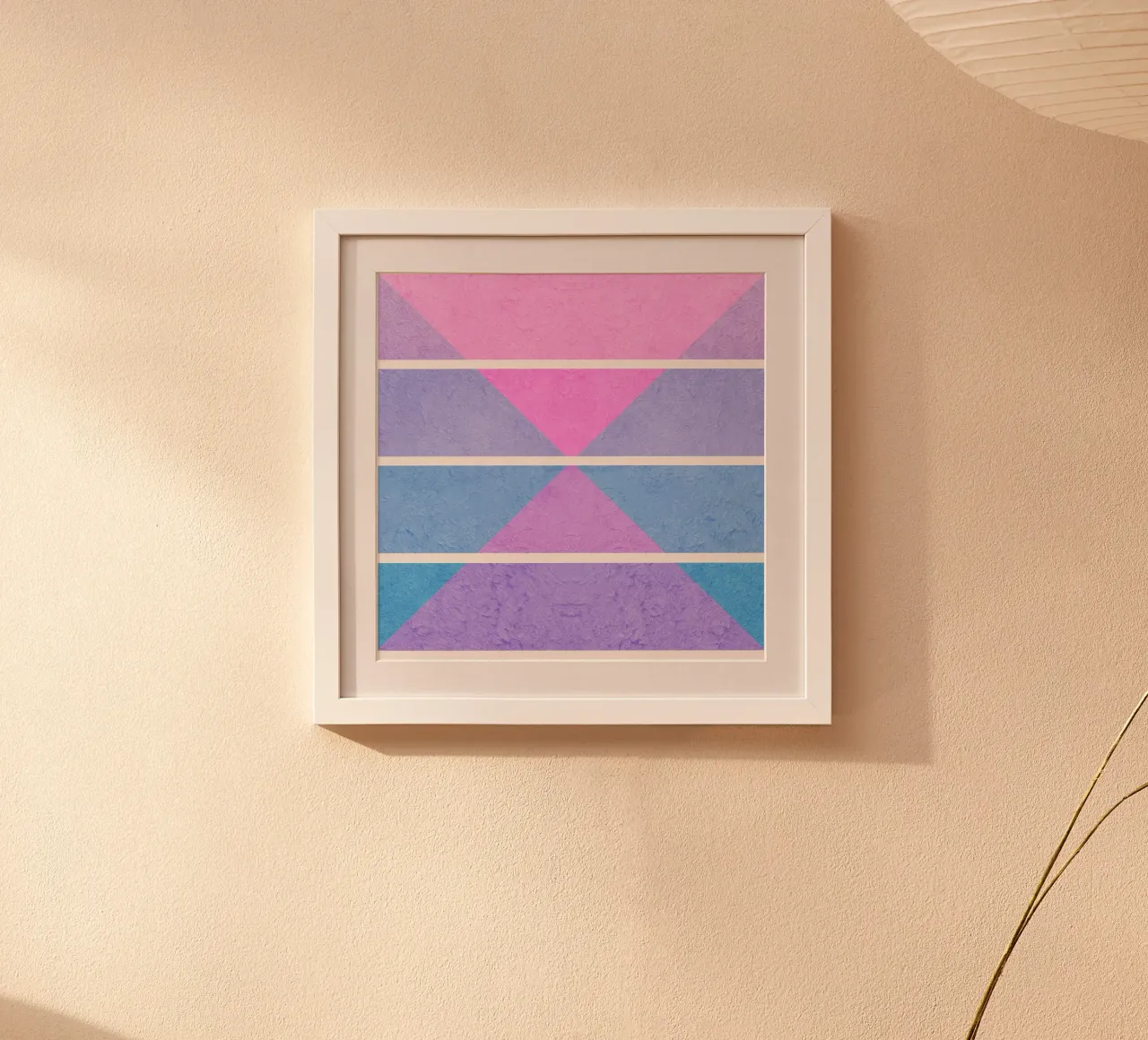 Meeting Point poster con telaio in plastica da lovely lines