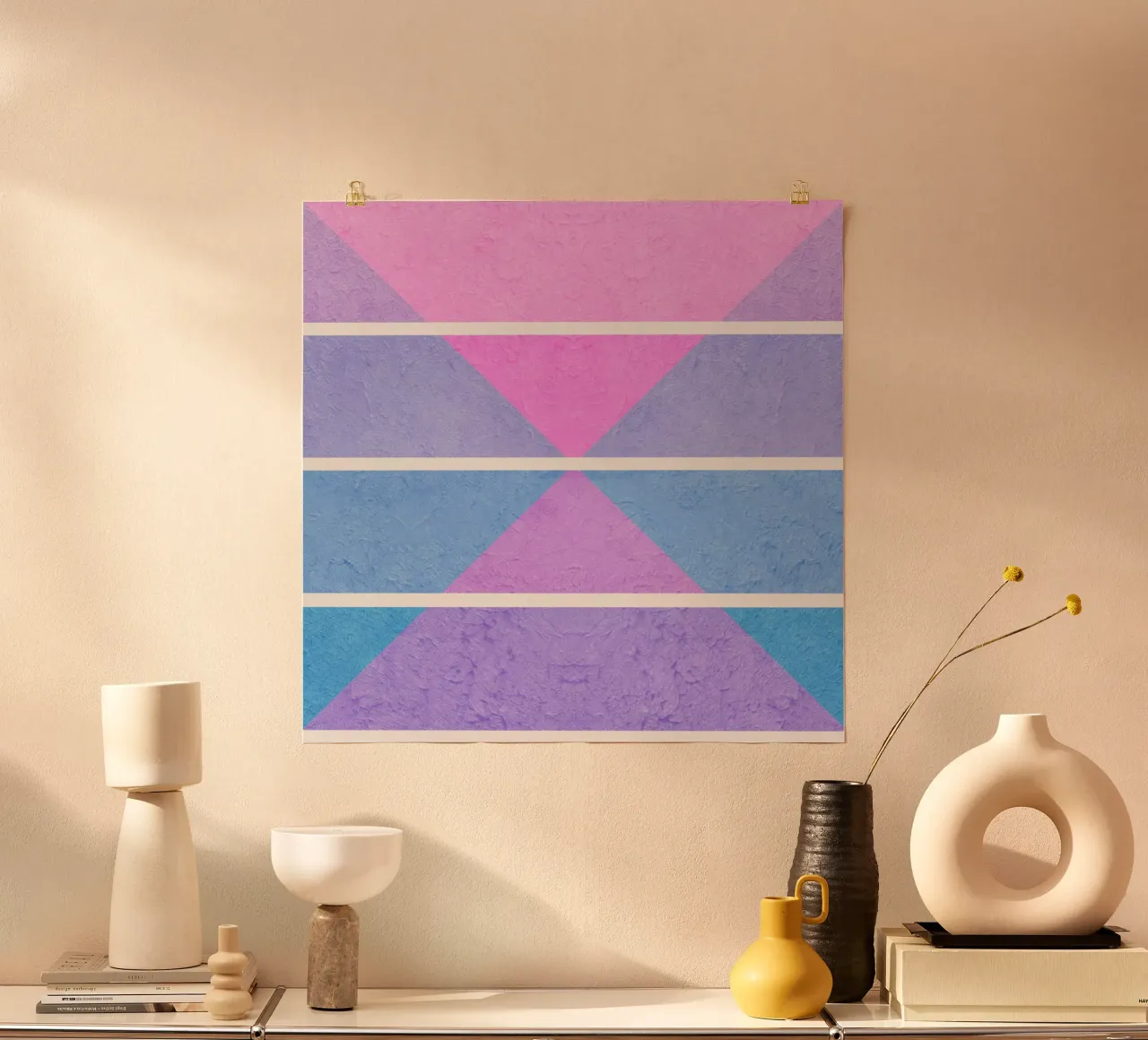 Meeting Point poster con telaio in plastica da lovely lines