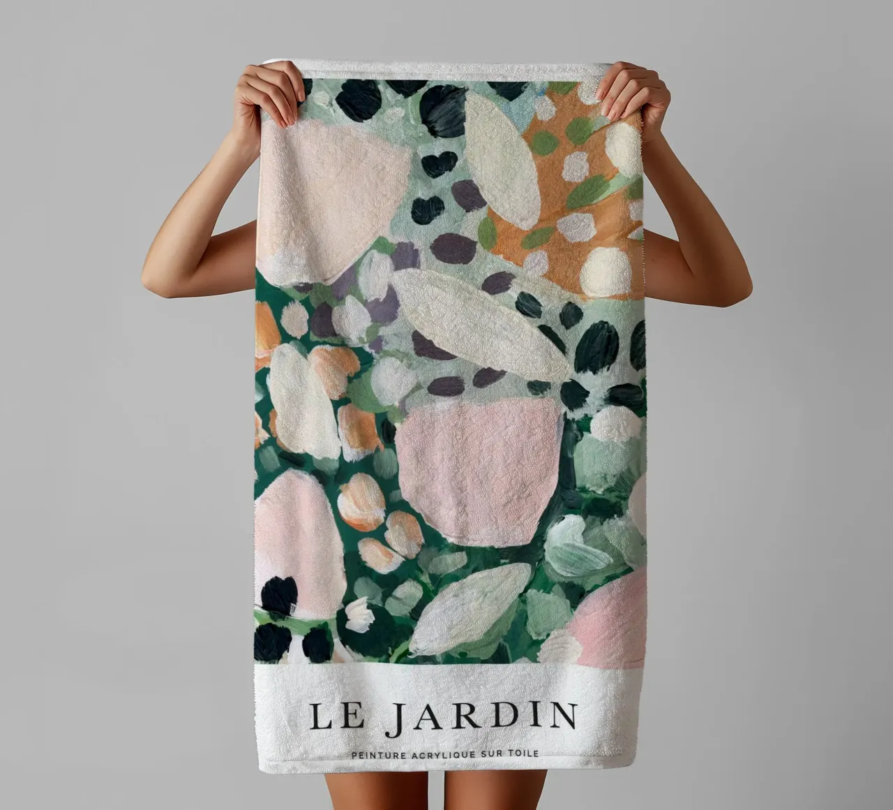botanical floral patterns towel by Craig Harris