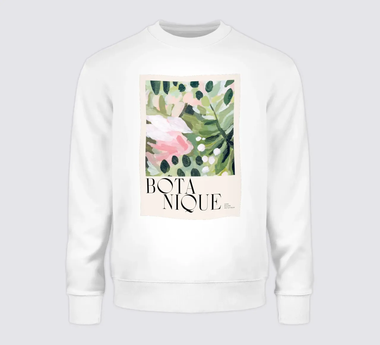 hojas botánicas flores sudadera de Craig Harris