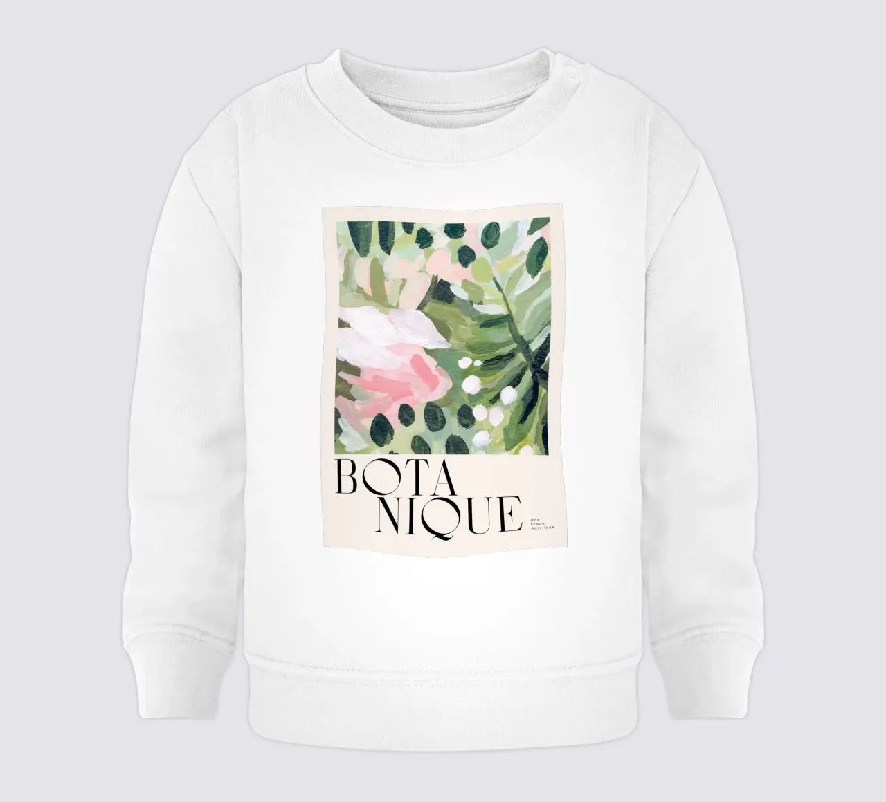 foglie botaniche fiori felpa neonato da Craig Harris
