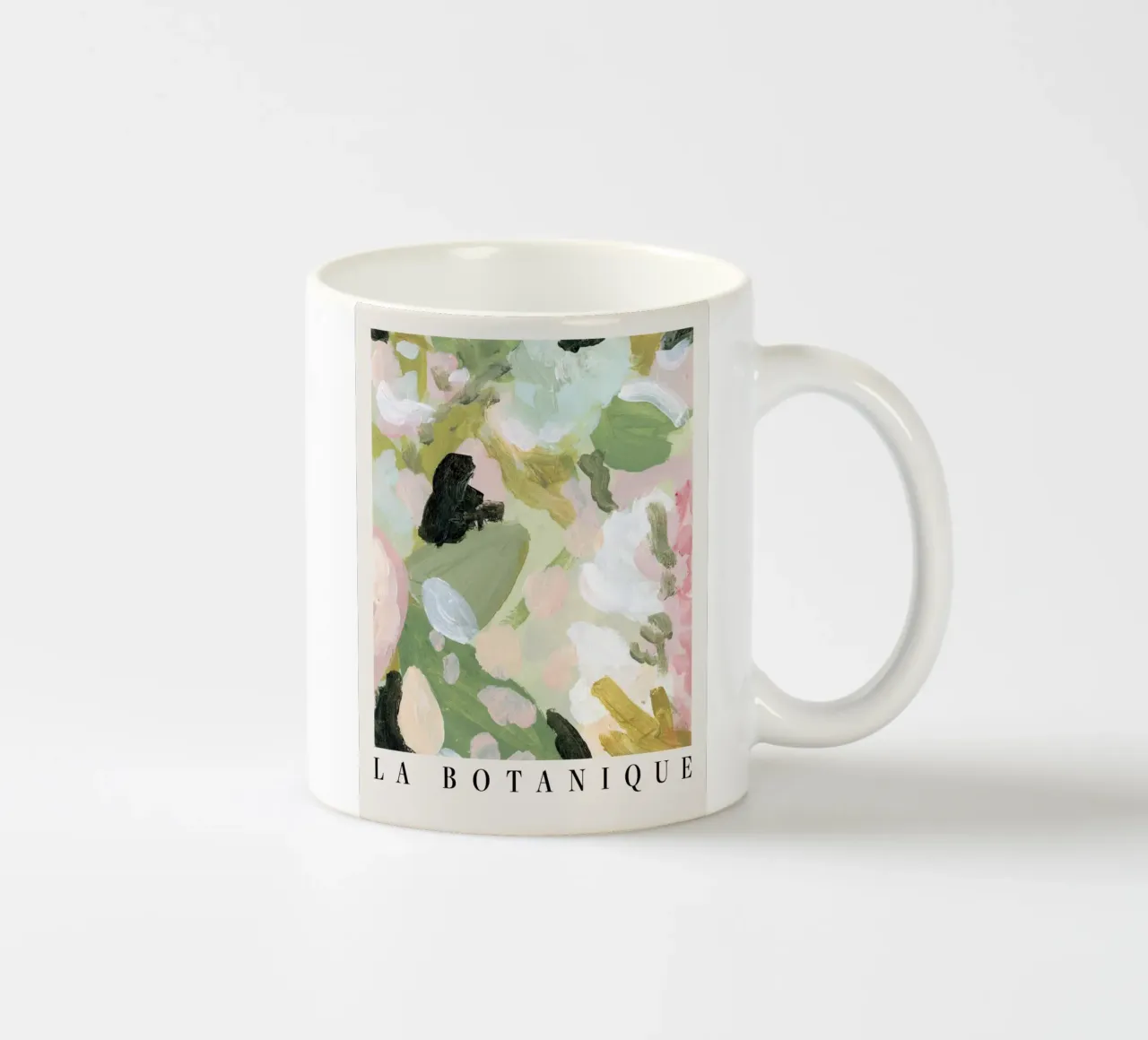 fiori botanici astratti tazza in ceramica da Craig Harris