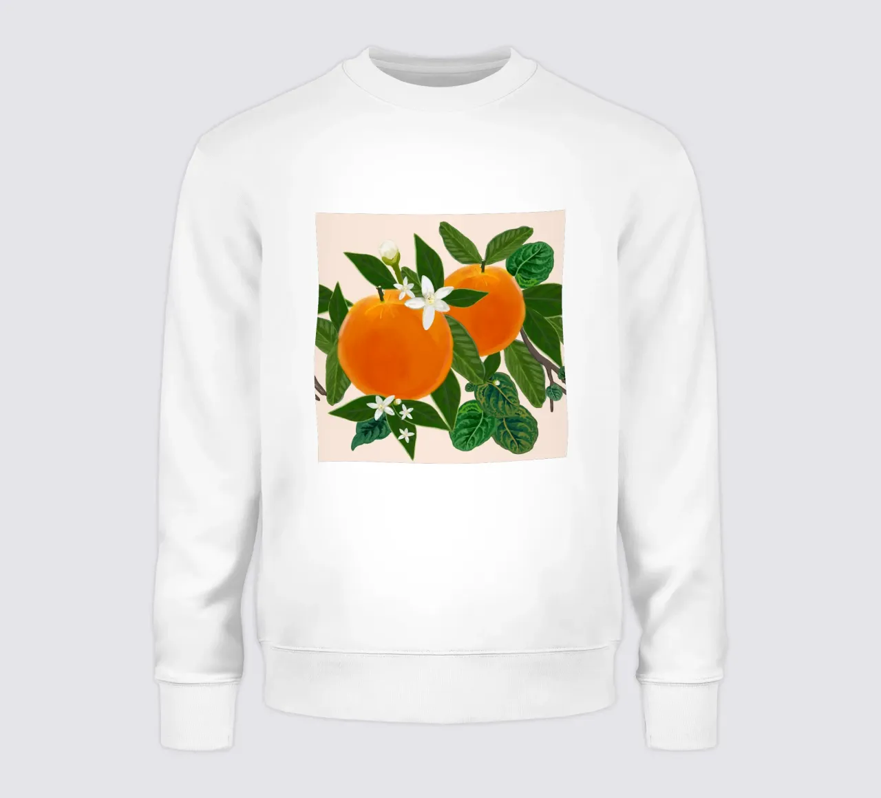 Arancio e fiori felpa da gulsengunel