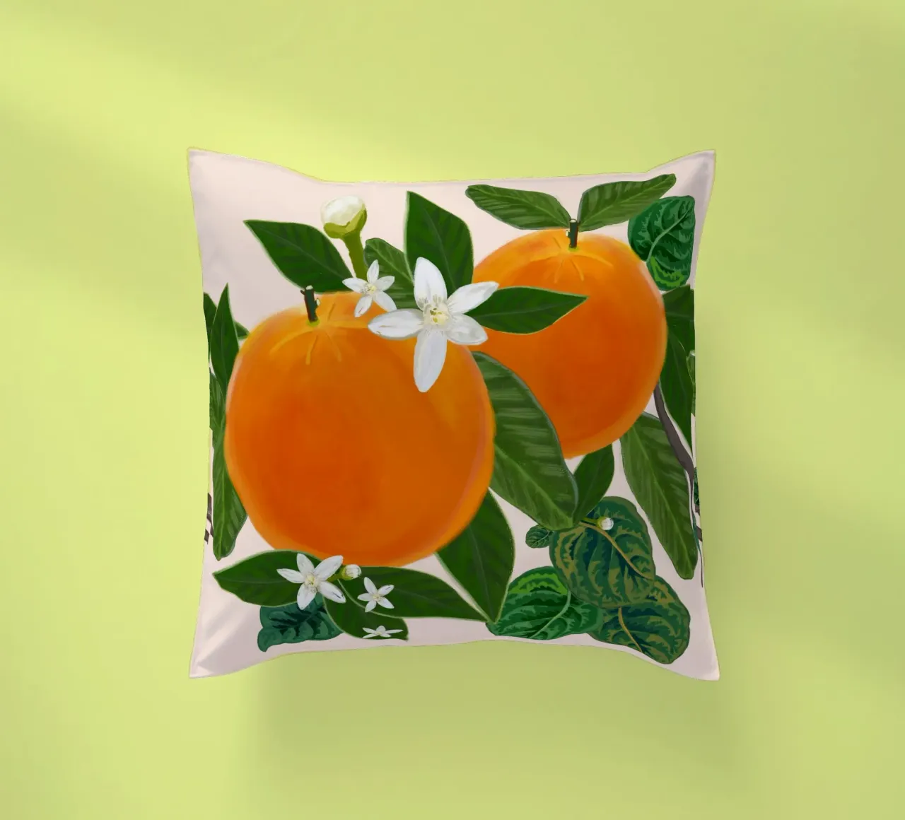 Arancio e fiori cuscino da gulsengunel