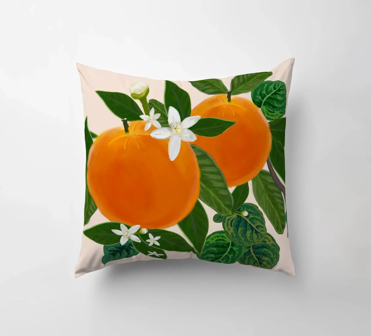 Arancio e fiori cuscino da gulsengunel