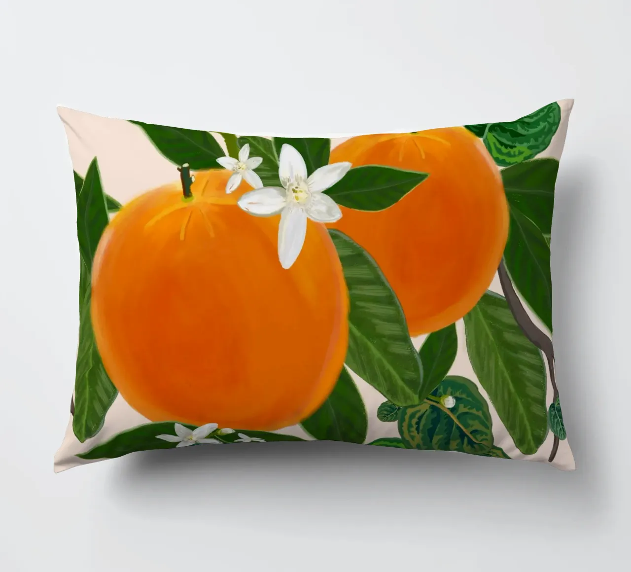 Arancio e fiori cuscino da gulsengunel