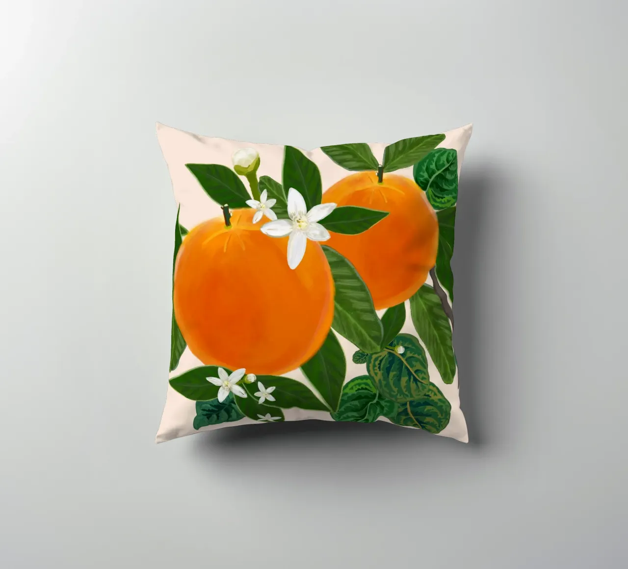 Arancio e fiori cuscino da gulsengunel