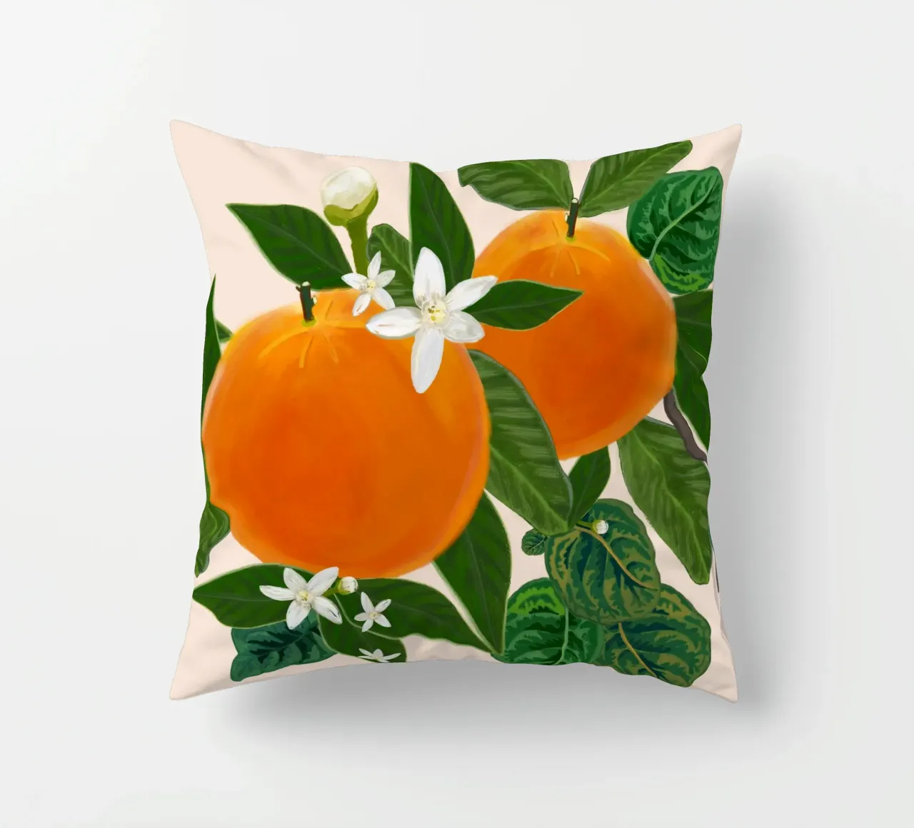 Arancio e fiori cuscino da gulsengunel