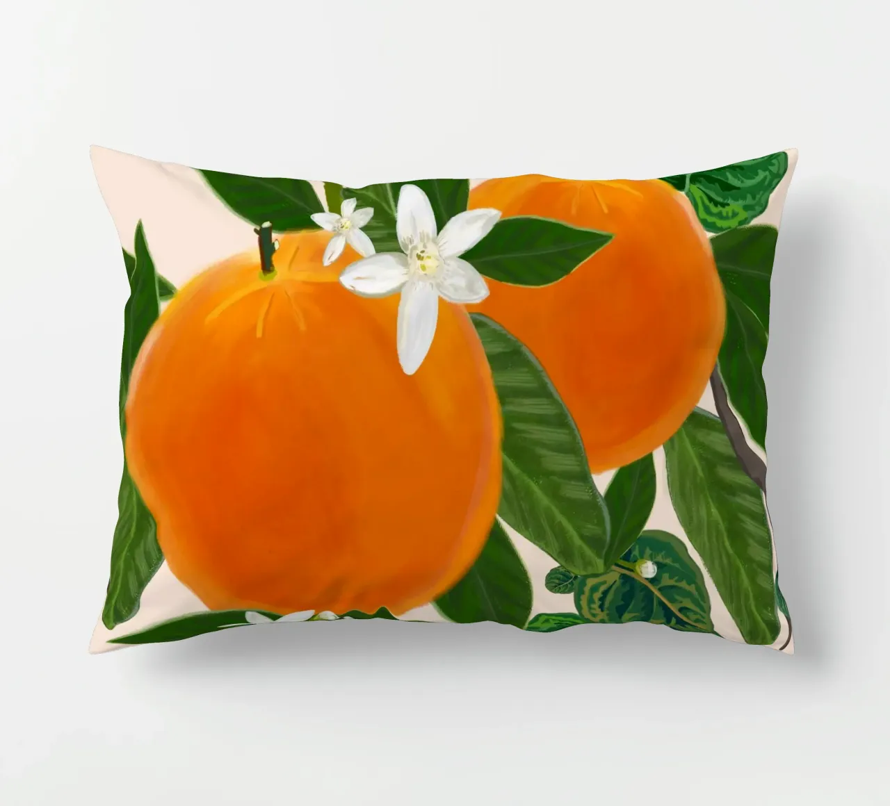 Arancio e fiori cuscino da gulsengunel