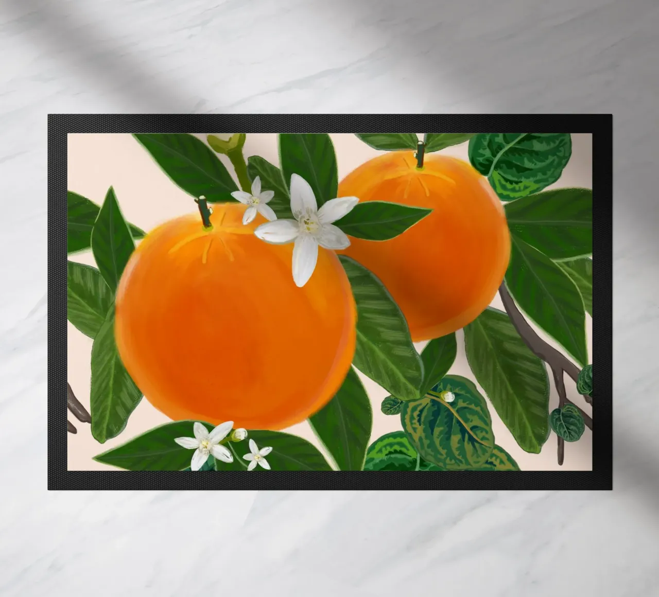 Arancio e fiori zerbino da gulsengunel