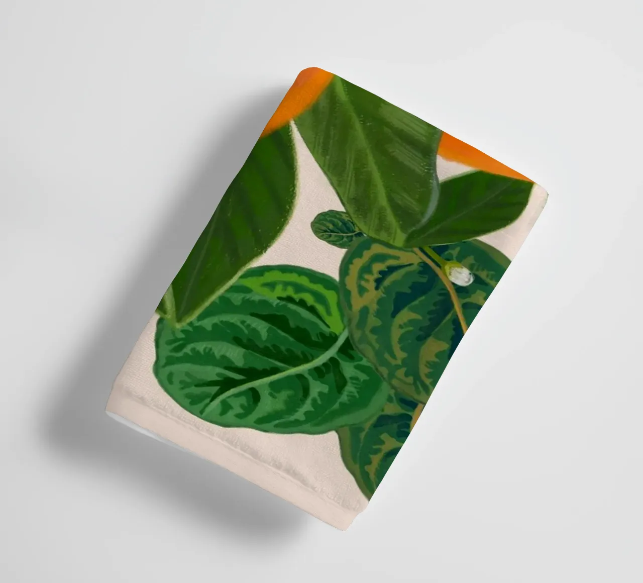 Arancio e fiori asciugamano da bagno da gulsengunel