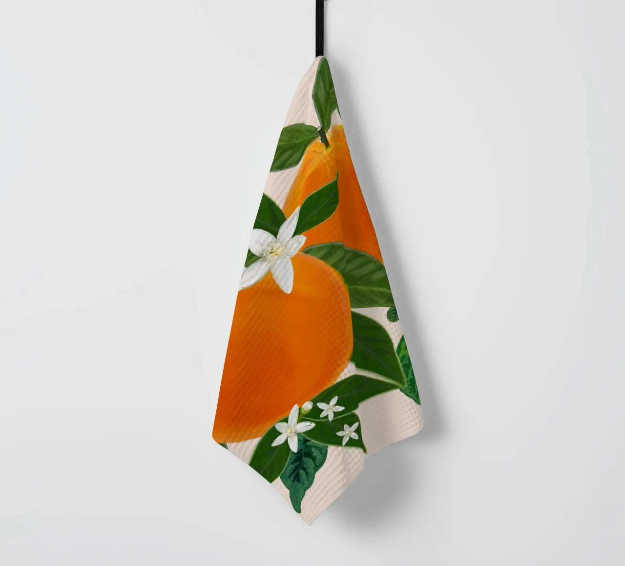 Arancio e fiori canovaccio da cucina da gulsengunel