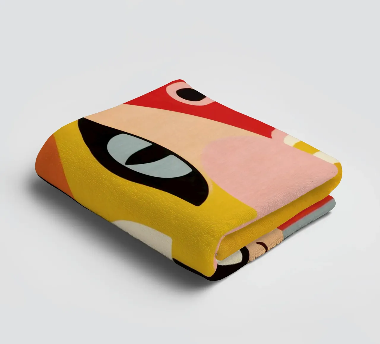 Sunset Kitty Mood towel by Andrea Haase Animal Love