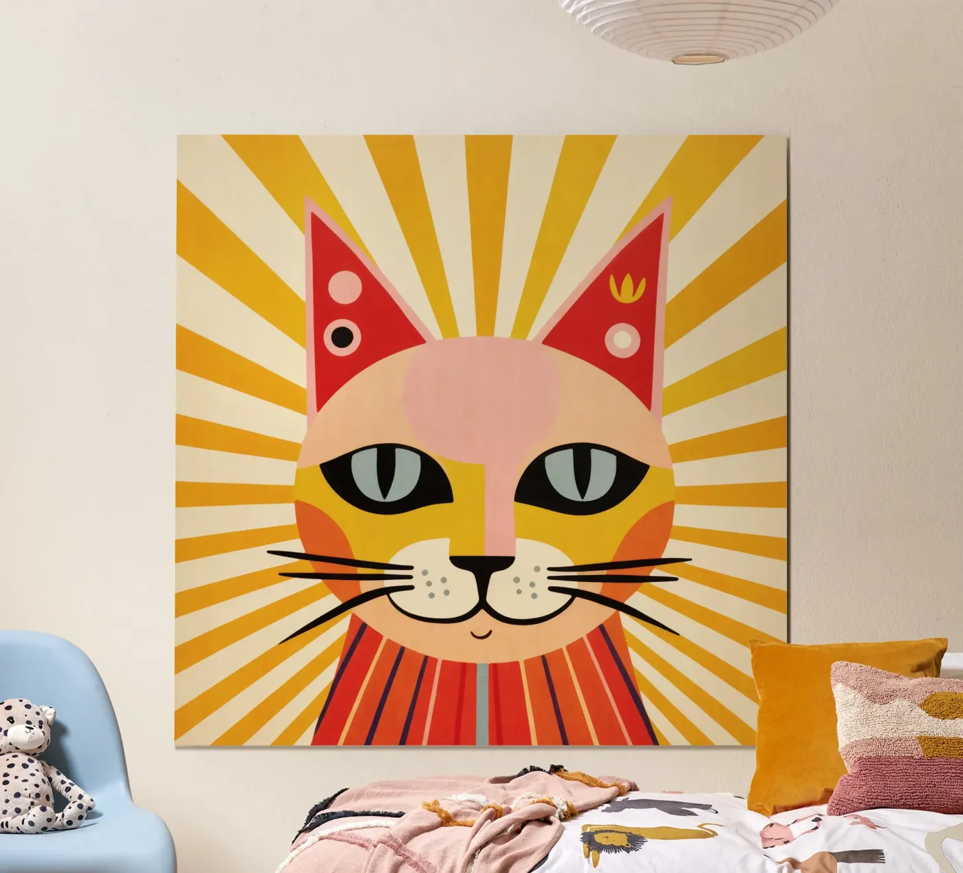 Sonnenuntergang Kitty Laune Poster von Andrea Haase Animal Love