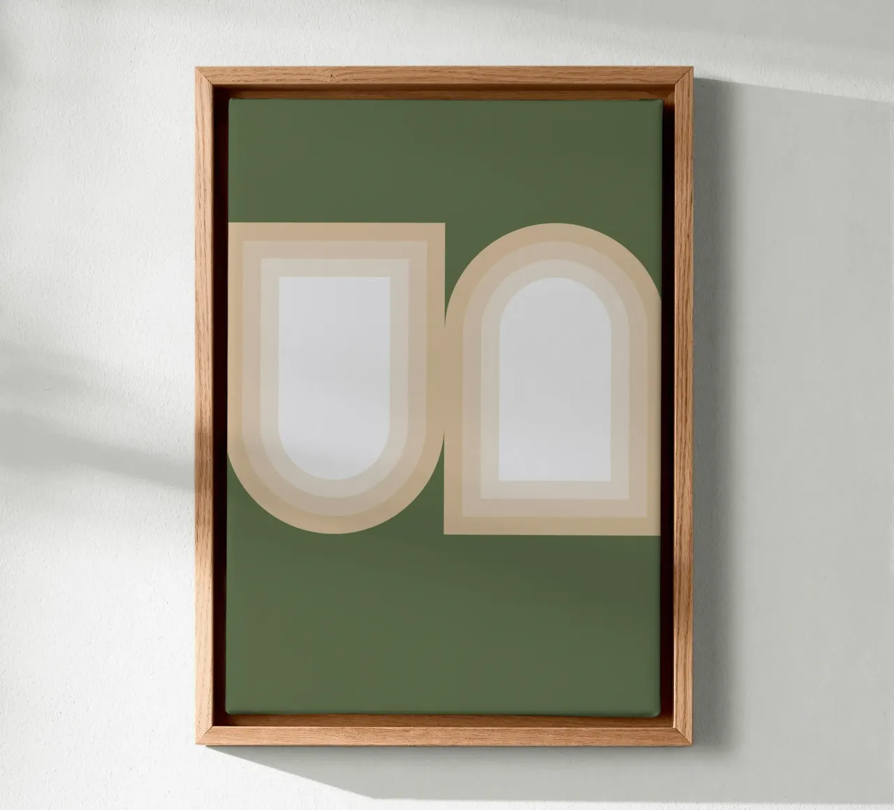 Yin & Yang - A Study in Form tela con Cornice a cassetta da KHouse Studio