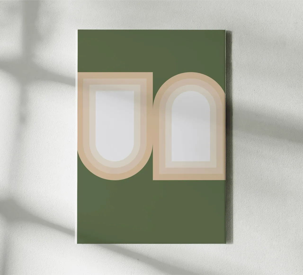 Yin & Yang - A Study in Form tela con Cornice a cassetta da KHouse Studio
