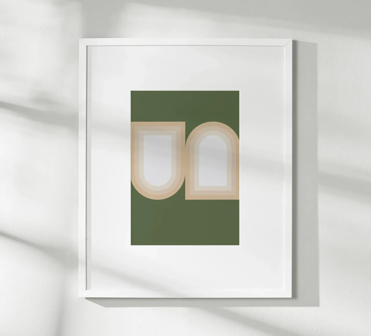 Yin & Yang - A Study in Form poster con telaio in alluminio da KHouse Studio