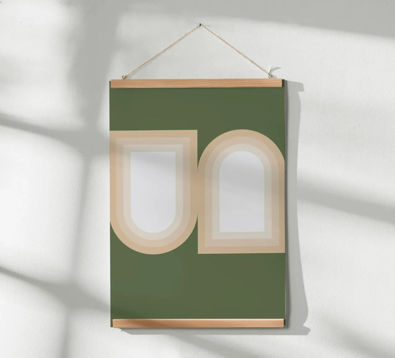 Yin & Yang - A Study in Form poster con telaio in alluminio da KHouse Studio