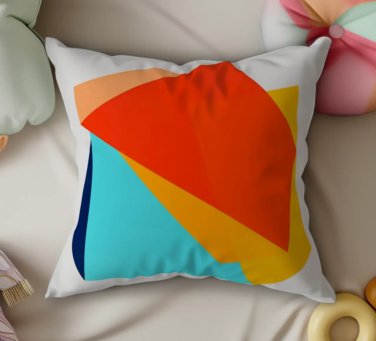 forme sovrapposte forme geometriche cuscino da Patrick M Gerber