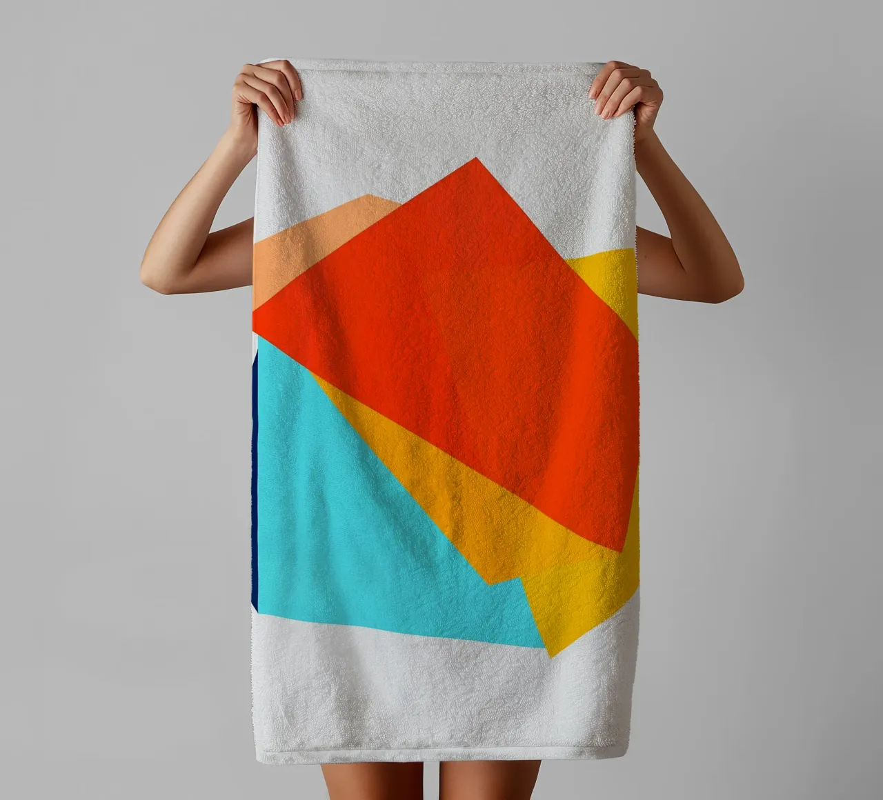 forme sovrapposte forme geometriche asciugamano da bagno da Patrick M Gerber