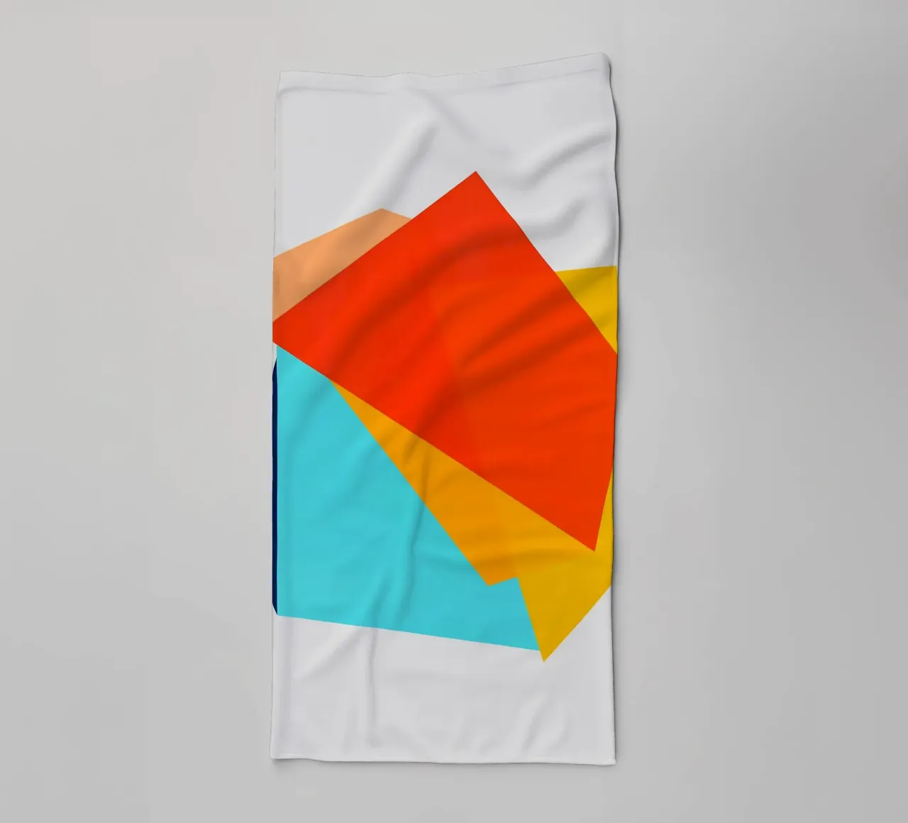 forme sovrapposte forme geometriche asciugamano da bagno da Patrick M Gerber