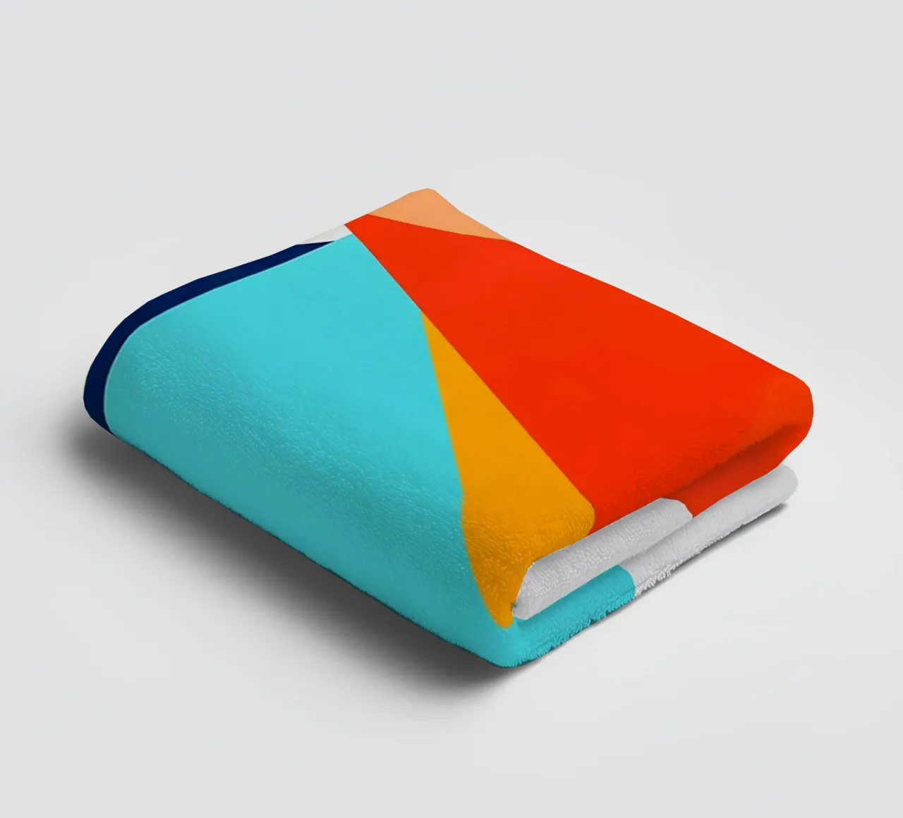 forme sovrapposte forme geometriche asciugamano da bagno da Patrick M Gerber