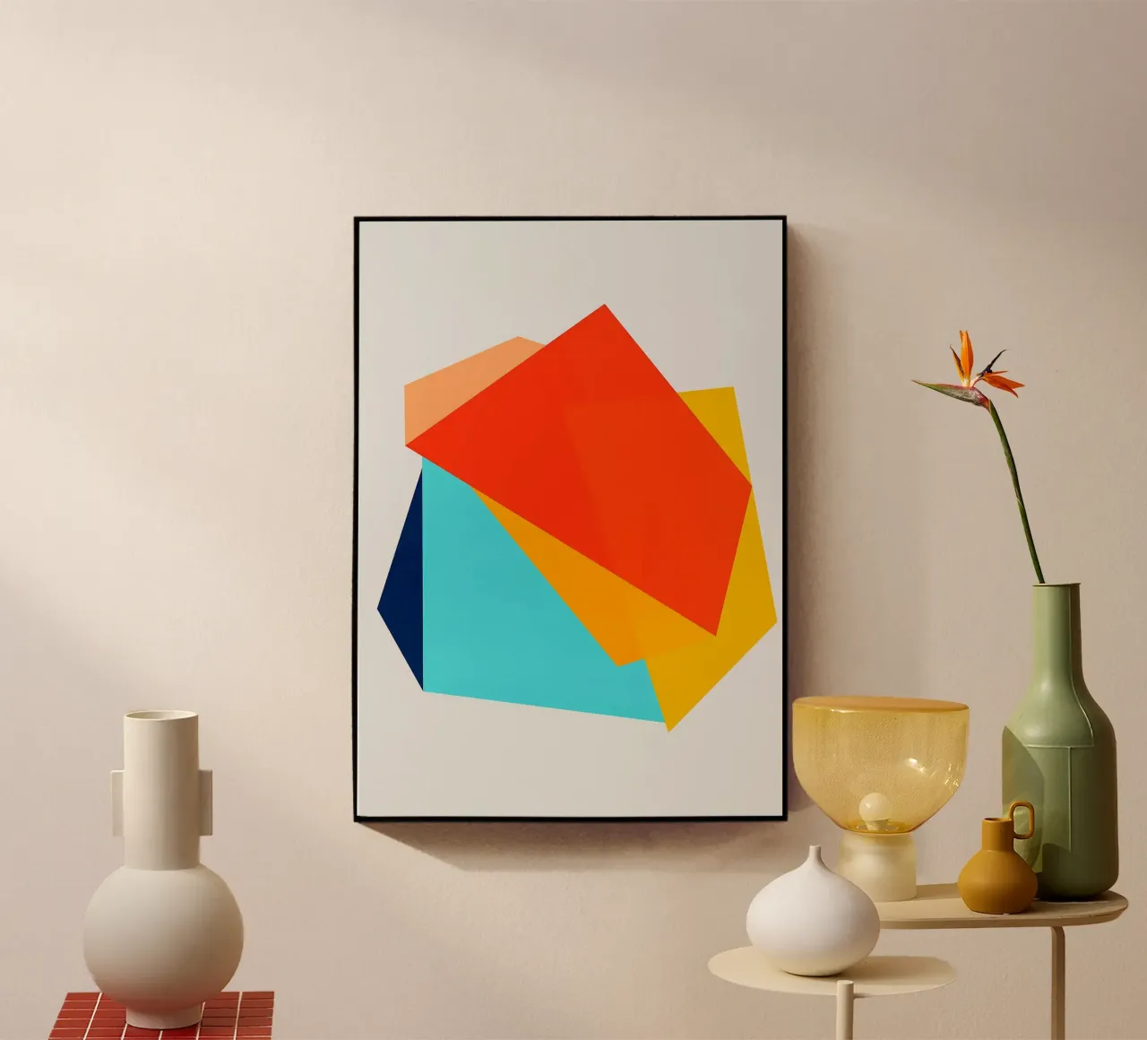 forme sovrapposte forme geometriche plexiglass da Patrick M Gerber