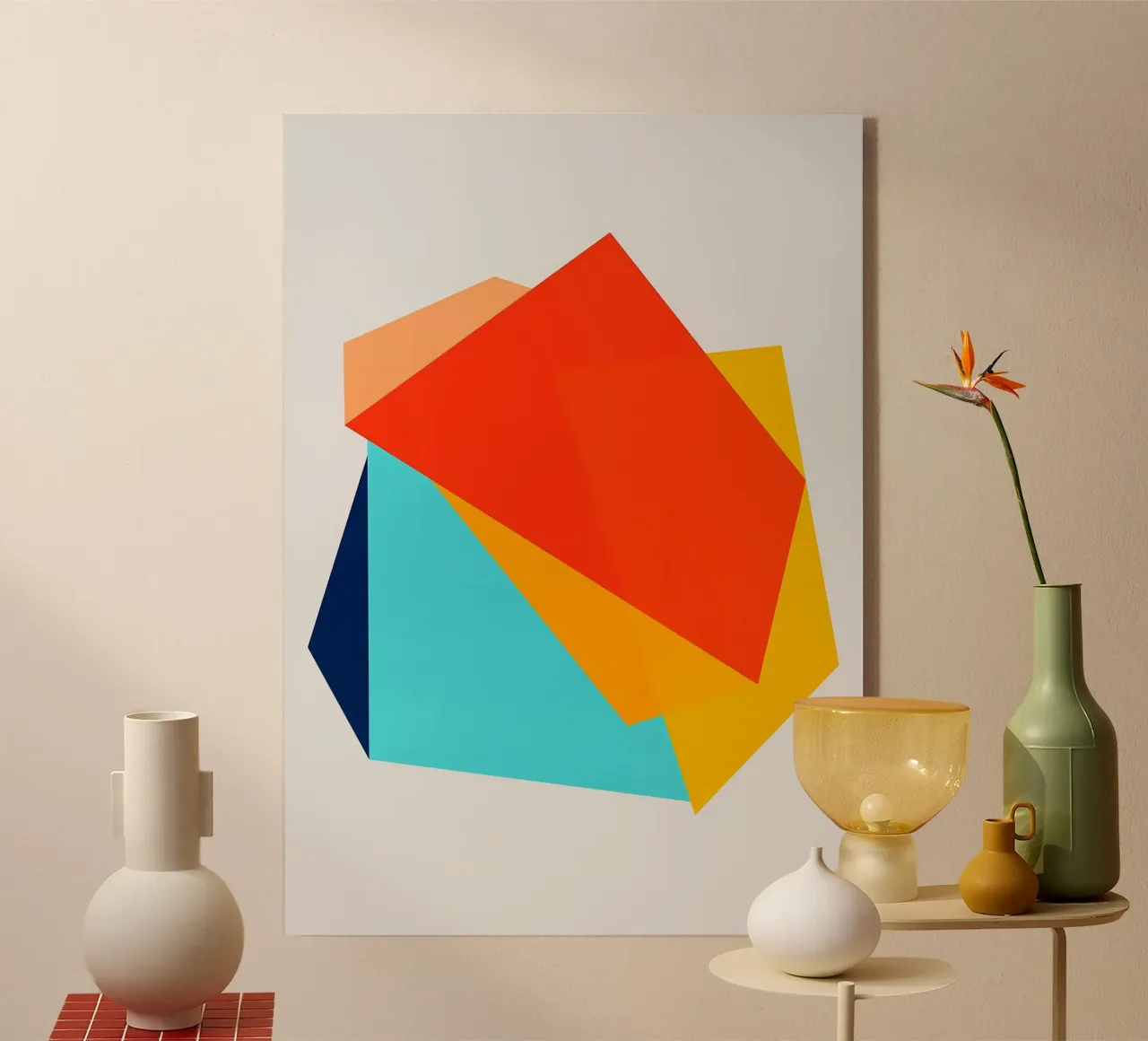 forme sovrapposte forme geometriche plexiglass da Patrick M Gerber