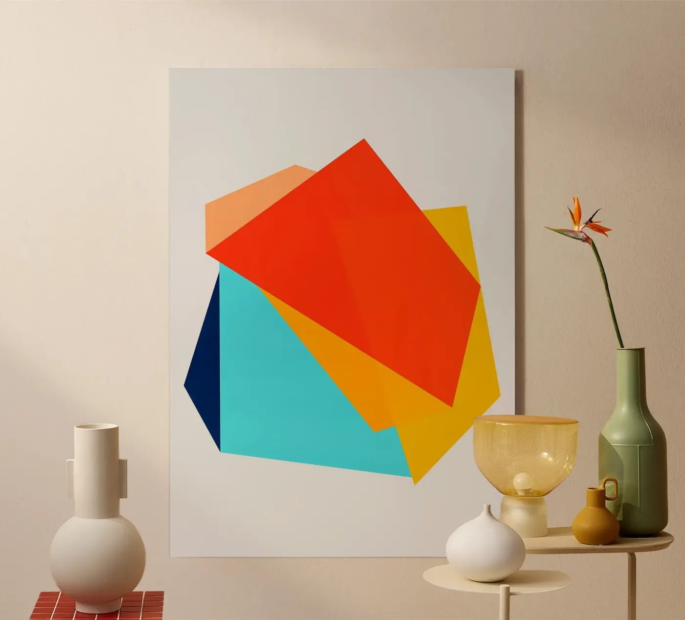 forme sovrapposte forme geometriche plexiglass da Patrick M Gerber