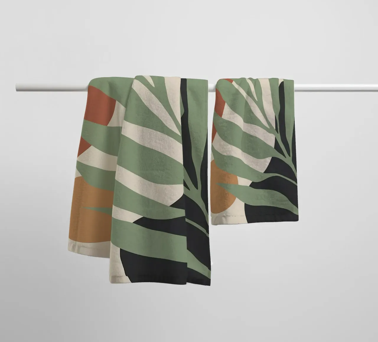 Blatt Laub botanische Pflanze Handtuch von Patrick M Gerber