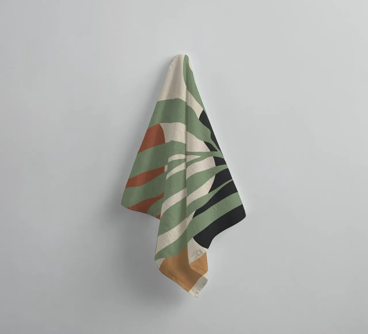 Blatt Laub botanische Pflanze Handtuch von Patrick M Gerber