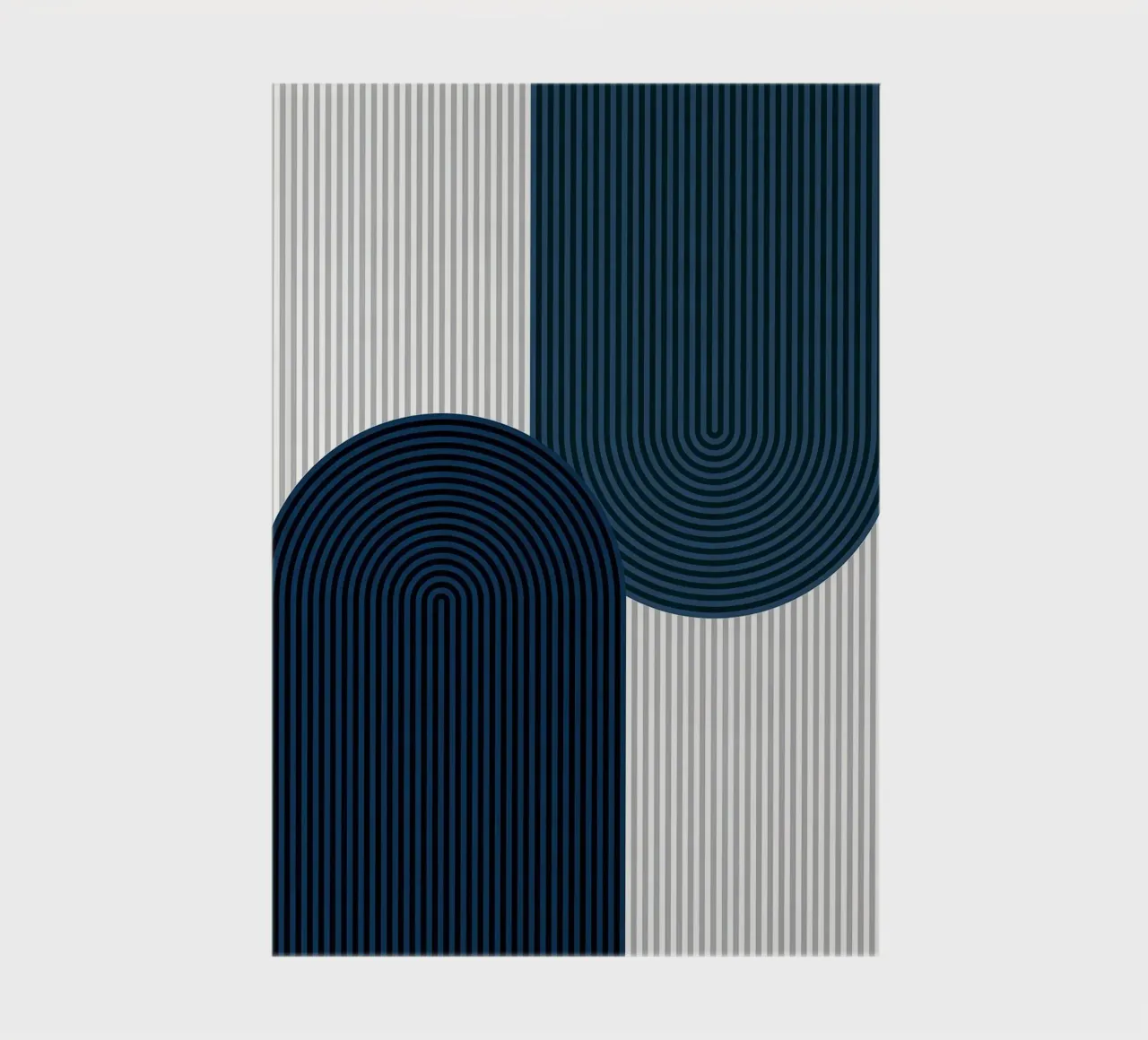 stripes rounded-rectangle vertical-stripes notebook by Patrick M Gerber