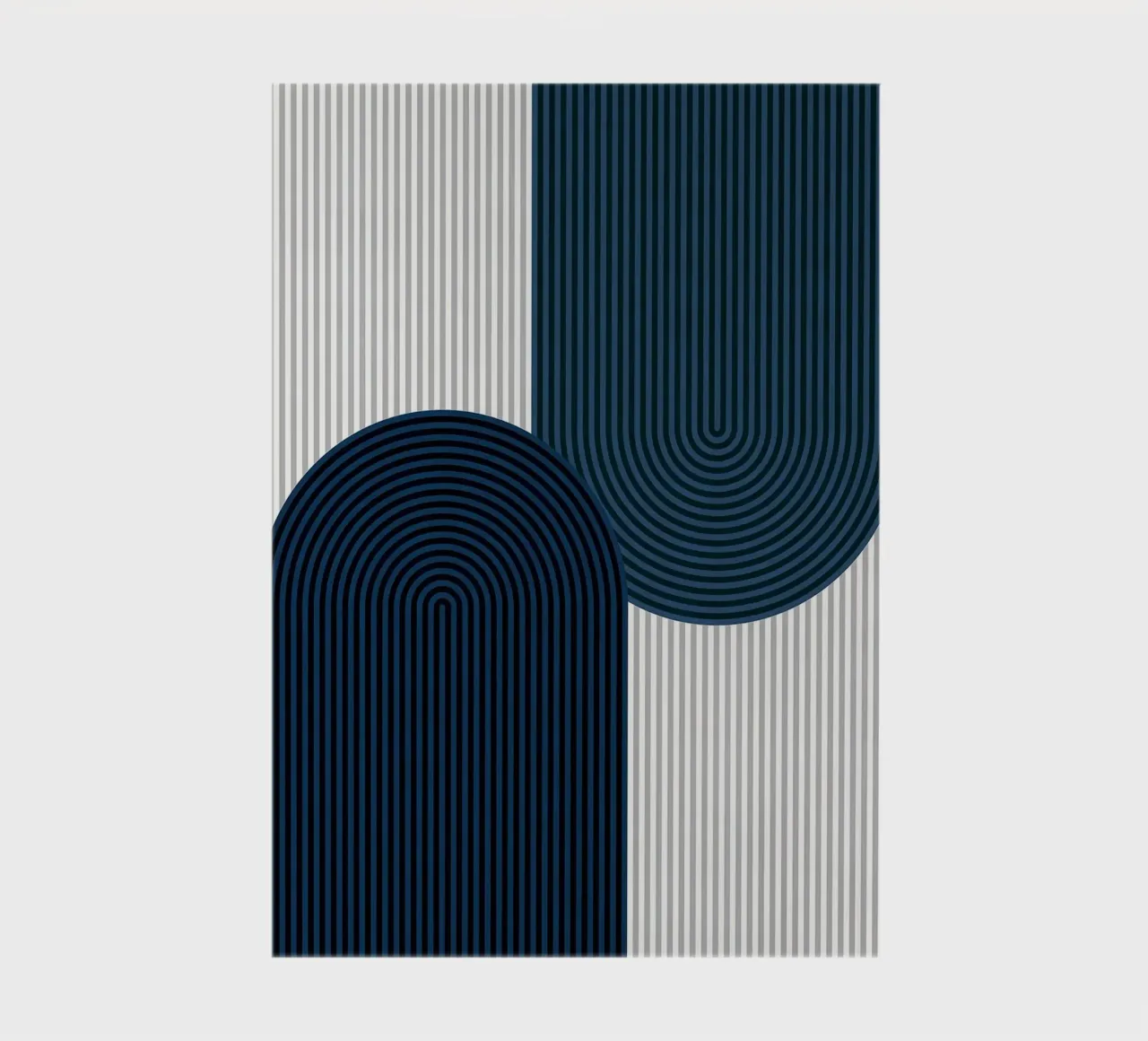stripes rounded-rectangle vertical-stripes notebook by Patrick M Gerber