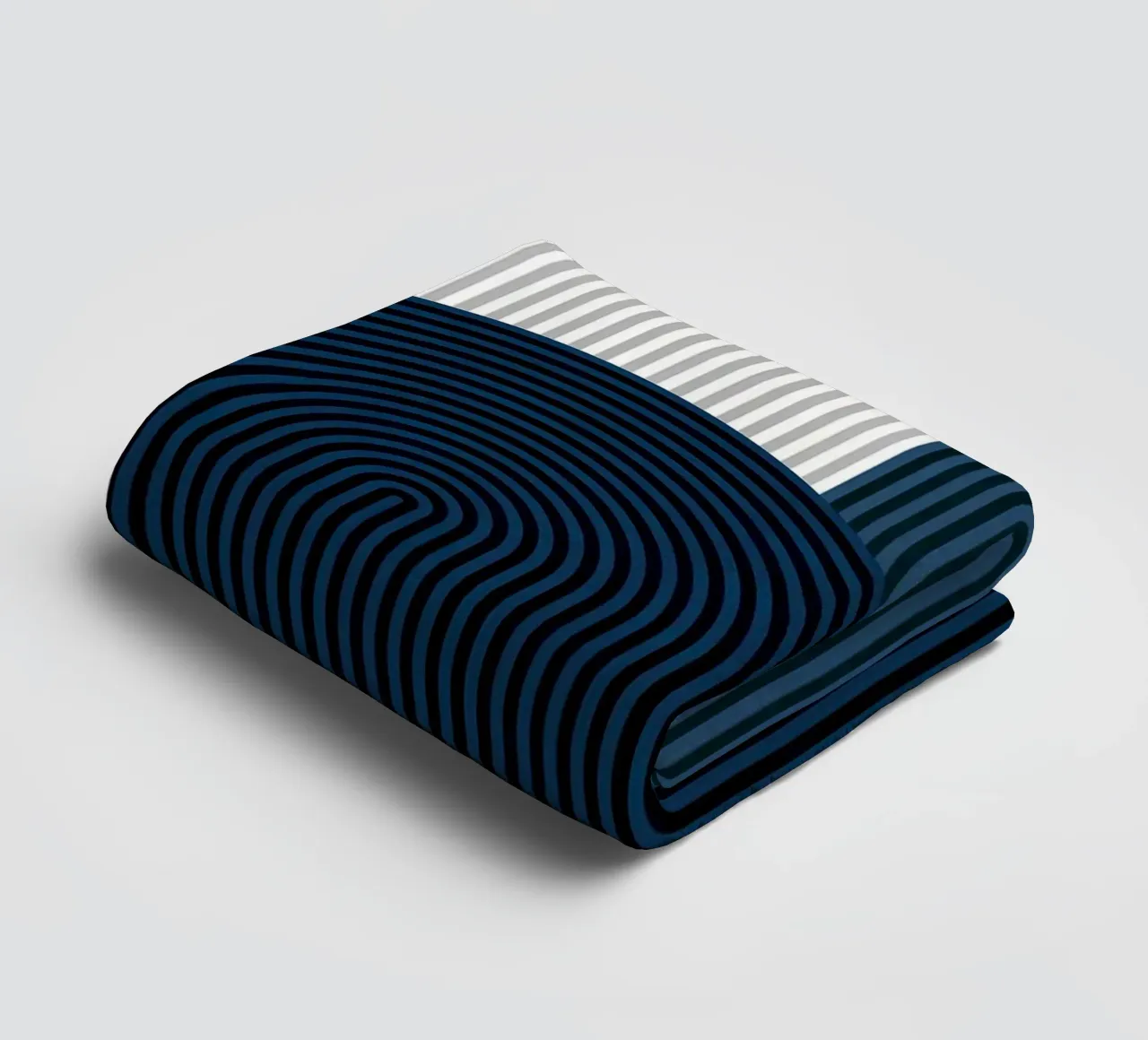 stripes rounded-rectangle vertical-stripes towel by Patrick M Gerber